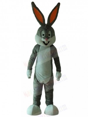 Gray Bugs Bunny Easter Rabbit Mascot Costume Cartoon