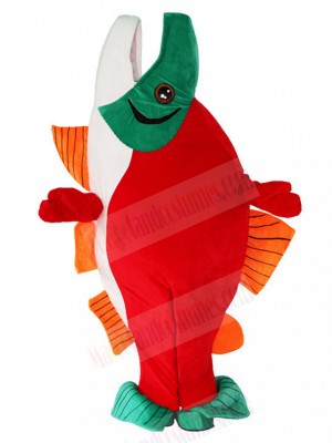 Zany Largemouth Bass Fish Mascot Costume Animal