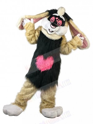 Plush Brown Rabbit Easter Bunny Mascot Costume Animal