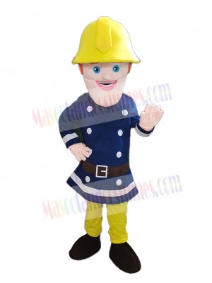 Fireman Sam Mascot Costume People