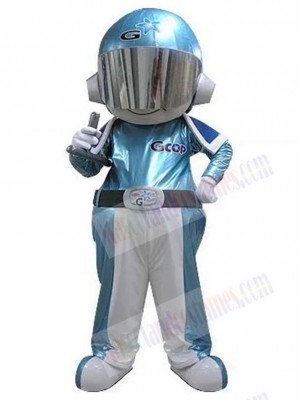 Cute Astronaut Boy Space Mascot Costume People