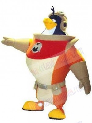 Astronaut Penguin Cosmonaut Mascot Costume Animal