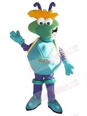 Cute Astronaut Alien Saucerman Mascot Costume People