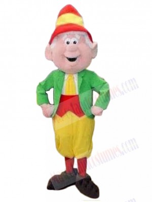 Friendly Leprechaun Elf Mascot Costume Cartoon