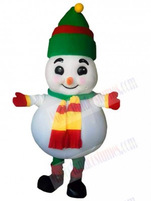 Snowman mascot costume