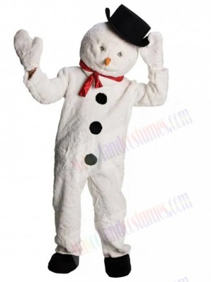 Snowman Plush Mascot Costume Cartoon