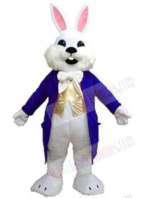 Blue Wendell Easter Bunny Mascot Costume Animal