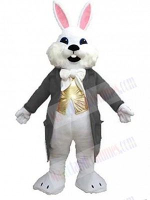Gray Wendell Easter Bunny Mascot Costume Animal