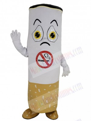 No Smoking Tobacco Free Cigarette Mascot Costume