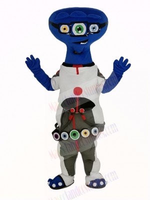 Three Eyed Alien Mascot Costume