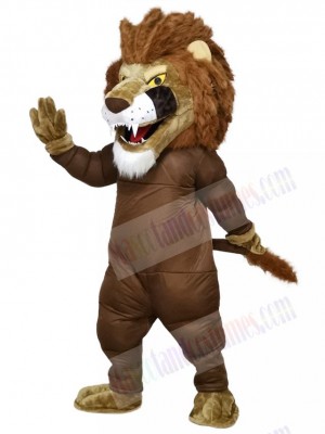 Power Muscle Lion Mascot Costumes Animal 