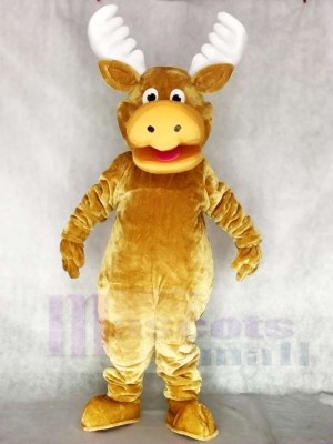 Brown Ikea Moose Mascot Costumes Animal 