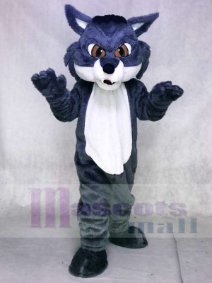 Fierce Gray Snow Fox Mascot Costumes Animal