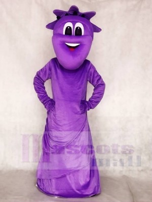 Purple Statue of Liberty Mascot Costumes