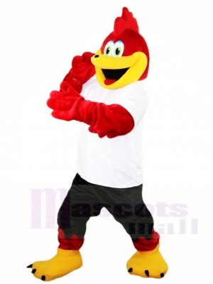 Red Sports Eagle Mascot Costumes Falcon Animal