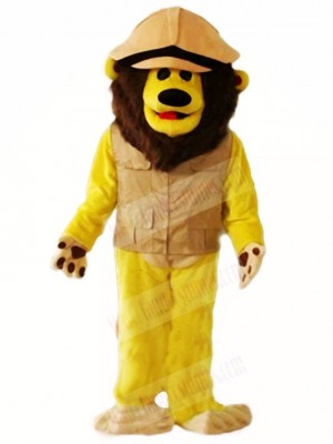 Brown Lion Mascot Costumes Animal