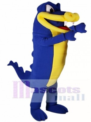 Cute Royal Blue Alligator Mascot Costume Crocodile Mascot Costumes Animal