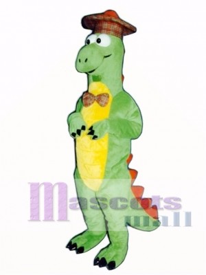 Nessie Dinosaur with Hat Mascot Costume