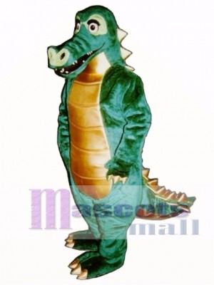 Spiked Alligator Mascot Costume