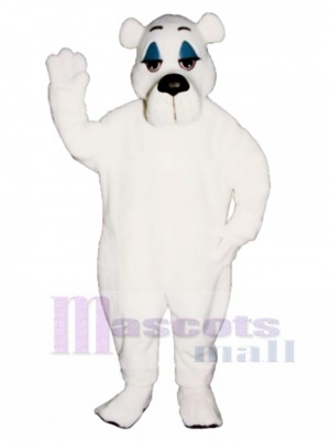 Comic Polar Bear Christmas Mascot Costume Animal 