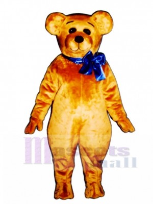 Cute Teddy with Bow Christmas Mascot Costume Animal 