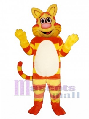Cute Tabby Cat Mascot Costume Animal 