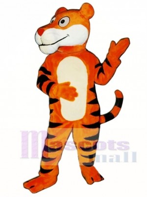 Cute Friendly Tiger Mascot Costume Animal 