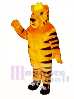 Cute Tiger with Sneakers Mascot Costume Animal 