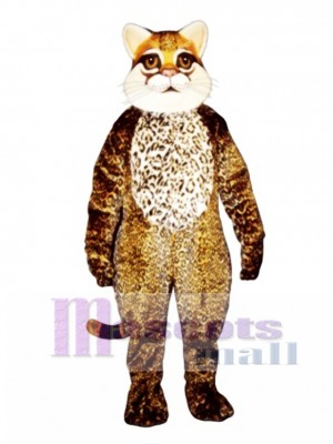 Cute Ocelot Cat Mascot Costume
