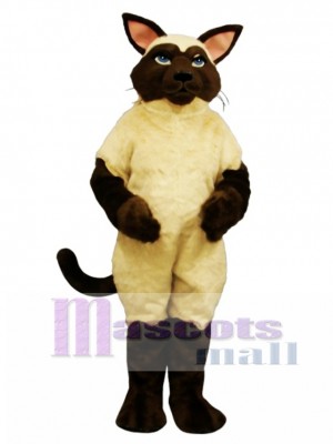 Cute Sally Siamese Cat Mascot Costume Animal 