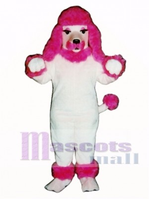 Cute Pink Poodle Dog Mascot Costume Animal