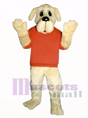 Cute Rah Rah Dog with Shirt Mascot Costume Animal