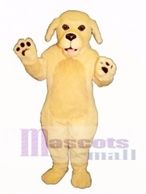 Cute Blonde Dog Mascot Costume Animal