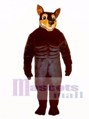 Cute Doberman Dog Mascot Costume Animal