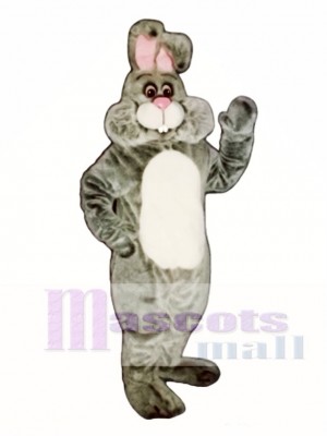 Easter Grey Marshmallow Bunny Rabbit Mascot Costume