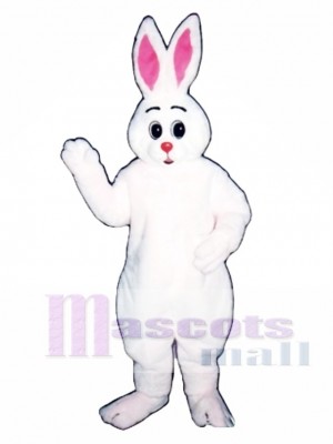 Cute Easter Bunny Rabbit Hugs Mascot Costume
