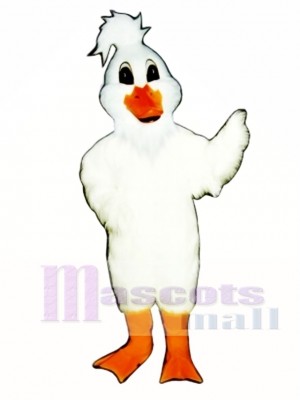Cute Christmas Goose Mascot Costume Poultry 