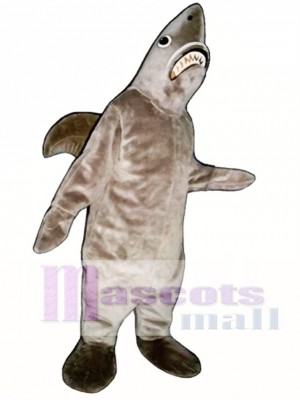 Cute Shark Mascot Costume