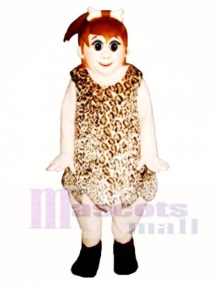 Cave Girl Mascot Costume