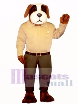 Cute Sheriff Snoop Dog Mascot Costume Animal