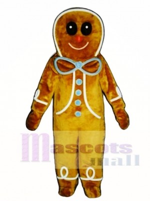 Gingerbread Boy Mascot Costume Christmas Xmas