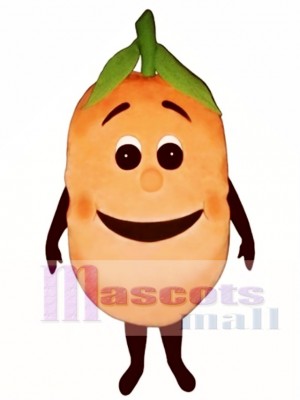 Peachie Mascot Costume Fruit 