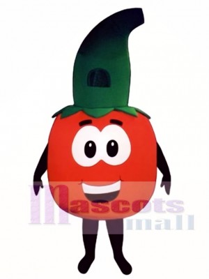 Tomato with Stem Mascot Costume