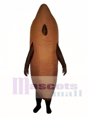 Vanilla Bean Mascot Costume Vegetable