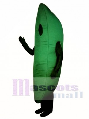 Green Bean Mascot Costume Vegetable 