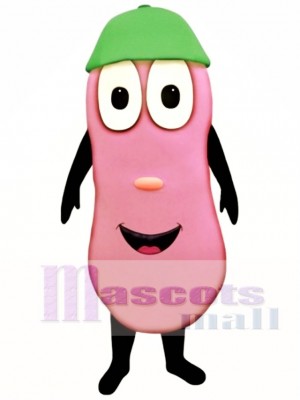 Jelly Bean with Beanie Mascot Costume
