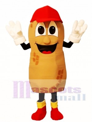 Umpire Peanut with Hat, Shoes & Gloves Mascot Costume