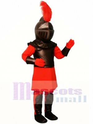 Red Knight Mascot Costume