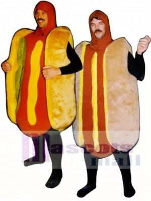 Hot Dog Mascot Costume