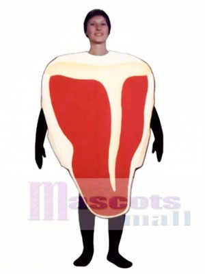 T-Bone Steak Mascot Costume